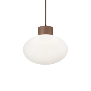 Pendul exterior Clio 1xE27, IP44, cafeniu, Ideal Lux