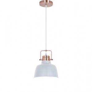 Corpuri de iluminat, Pendul Industry KL6245, 1xE27, alb+cupru, IP20, Klausen - savelectro.ro