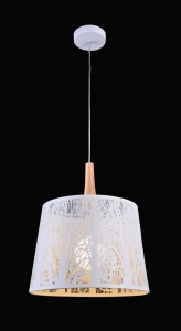 Pendul Lantern MOD029-PL-01-W, 1xE27, alb, IP20, Maytoni [3]- savelectro.ro