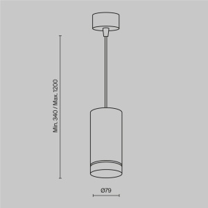 Pendul LED Orlo P085PL-12W4K-W, 12W, 560lm, lumina neutra, IP20, alb, Maytoni [4]- savelectro.ro