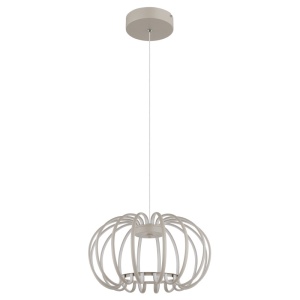 Pendul LED Ribbon 40W, 2850 lm, lumina calda (3000 K), IP20, dimabil, nisipiu, Globo Lighting [8]- savelectro.ro