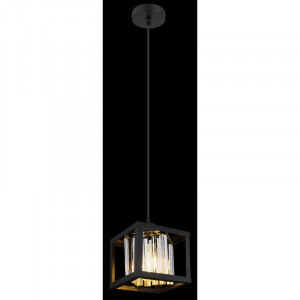 Pendul Mathilde 15697H, 1xE27, fumuriu+negru [3]- savelectro.ro