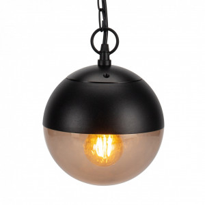 Pendul pentru exterior Kora, 1 bec, dulie E27, negru, Klausen [2]- savelectro.ro
