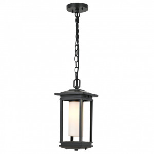 Aplice si felinare exterior, Pendul pentru exterior Louis, 1 bec, dulie E27, negru, Klausen - savelectro.ro