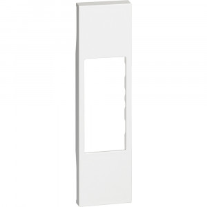 Prize si intrerupatoare, Placa priza RJ11/RJ45, alba, 1 modul, Bticino Living Now - savelectro.ro