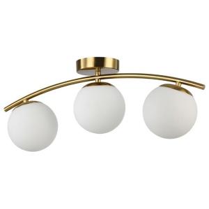Plafoniera Bali 3xE27, IP20, aurie, Masterled