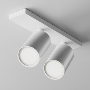 Plafoniera Focus C051CL-U-2W, 2xGU10, alba, IP20, Maytoni [1]- savelectro.ro