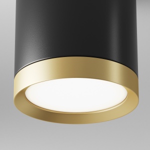 Plafoniera Hoop C086CM-GX53-MRD-BG, 1xGX53, neagra+aurie, IP20, Maytoni [2]- savelectro.ro