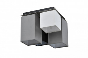 Plafoniere, Plafoniera Kalifa KL100010, 4xE14, alba+gri+neagra+crom, IP20, Klausen - savelectro.ro
