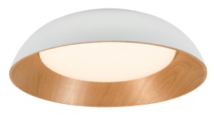 Plafoniere LED, Plafoniera LED 12811-OP, 24W, 1800 lm, lumina calda/neutra/rece, IP20, alba+lemn, Optonica - savelectro.ro