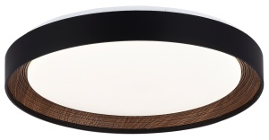 Plafoniere LED, Plafoniera LED 54W, 4600 lm, lumina calda/neutra/rece, IP20, telecomanda, dimabila, neagra+nuc, Optonica - savelectro.ro