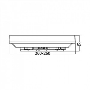 Plafoniera LED BH15-03130, patrata, 20W, 1400lm, lumina neutra, IP20, alba, Braytron [2]- savelectro.ro