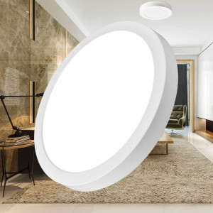 Plafoniera LED BP03-33600, rotunda, 36W, 2500lm, lumina calda, IP20, alba, Braytron [2]- savelectro.ro
