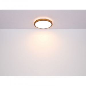 Plafoniera LED Bruno, 12W, 1200 lm, temperatura de culoare ajustabila(3000-6000 K), lemn, 41764-12 Globo [3]- savelectro.ro