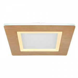 Plafoniera LED Clay 41767Q, 23W, 1800lm, lumina calda+neutra+rece, IP20, maro+alba, Globo Lighting [4]- savelectro.ro