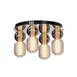 Corpuri de iluminat, Plafoniera LED Drop MOD273CL-L60CH3K, 60W, 7000lm, lumina calda, IP20, crom, Maytoni - savelectro.ro