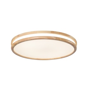 Plafoniere, Plafoniera LED Epoch L, 54W, temperatura de culoare ajustabila(3000-6000 K), lemn, Klausen - savelectro.ro