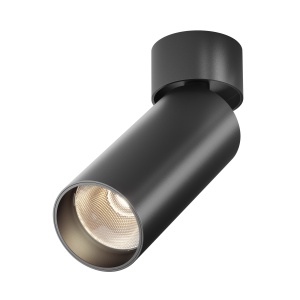 Plafoniera LED Focus C055CL-L12B3K-W-D-B, dimabila, 12W, 900lm, lumina calda, IP20, neagra, Maytoni [1]- savelectro.ro