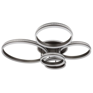 Plafoniera LED Grouni, 120W, 4900 lm, lumina calda/neutra/rece, telecomanda, dimabila, IP20, culoare titan, Globo Lighting [5]- savelectro.ro