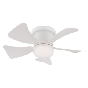 Plafoniere LED, Plafoniera LED Hines, cu ventilator, 10W, 750 lm, lumina calda/neutra/rece, IP20, alba, Globo Lighting - savelectro.ro