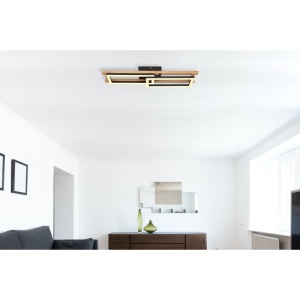 Plafoniera LED Illa 20W, 850 lm, lumina calda (3000K), 69 cm, neagra mat, Globo Lighting [4]- savelectro.ro