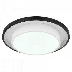 Plafoniera LED Morgan 41390-21, cu telecomanda, RGB, 21W, 900lm, lumina calda+neutra+rece, IP20, alba+neagra, Globo Lighting [4]- savelectro.ro