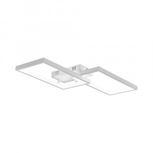 Plafoniera LED Nela BR-BH17-04490, cu telecomanda, 40W, 4400lm, lumina calda+neutra+rece, IP20, alba, Braytron [2]- savelectro.ro