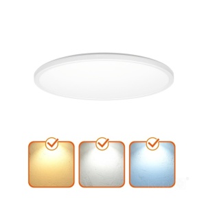 Plafoniera LED Nivera rotunda cu senzor de miscare si lumina 32W, 3200lm, IP54, lumina calda/neutra/rece, alba, Kobi [3]- savelectro.ro