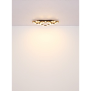 Plafoniera LED Obrien 32W, 1590 lm, lumina calda (3000K), 61 cm, IP20, imitatie lemn, Globo Lighting [7]- savelectro.ro