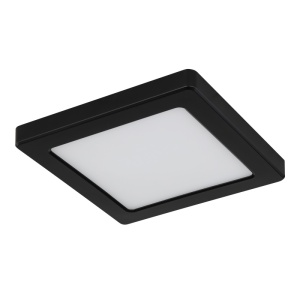 Plafoniere LED, Plafoniera LED patrata Lasse, 12W, 900 lm, lumina calda/neutra/rece, IP20, neagra, Globo Lighting - savelectro.ro