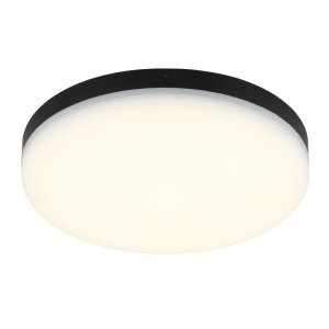Plafoniere LED, Plafoniera LED rotunda Matthew, 12W, 800 lm, lumina neutra (4000 K), IP20, neagra, Globo Lighting - savelectro.ro
