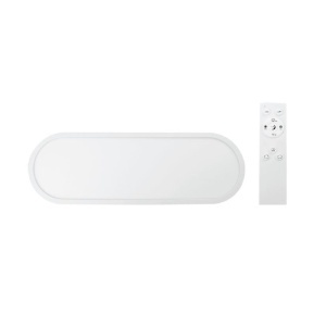 Plafoniere LED, Plafoniera LED Smart Cira, 36W, 3900 lm, lumina calda/neutra/rece, telecomanda, dimabila, IP20, alba, Klausen - savelectro.ro