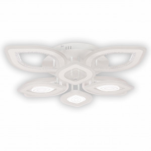 Plafoniera LED Smart Rhodos KL151054, dimabila, cu telecomanda, 200W, 17500lm, lumina calda+neutra+rece, IP20, alba, Klausen [2]- savelectro.ro