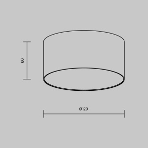 Plafoniera LED Zon C032CL-12W3K-RD-MG, 12W, 600lm, lumina calda, IP20, aurie mata, Maytoni [4]- savelectro.ro