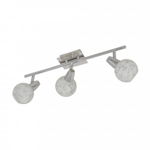 Plafoniere, Plafoniera Marble KL7778, 3xE14, alba+crom, IP20, Klausen - savelectro.ro
