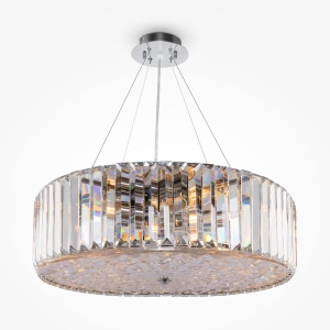 Plafoniere, Plafoniera Recinto MOD080CL-08CH, 8xE27, crom+transparenta, IP20, Maytoni - savelectro.ro