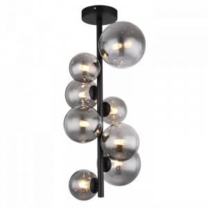 Plafoniera Riha 56133-8D, 8xG9, fumurie+neagra, IP20, Globo Lighting [1]- savelectro.ro