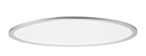 Plafoniera Taleb LED rotund, metal, alb, argintiu, cu telecomanda, 4000 lm, temperatura de culoare variabila (3000-6000K), 2192, Rabalux