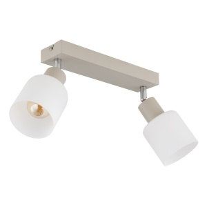 Plafoniere, Plafoniera Trent, 2xE14, IP20, nisipiu mat, Globo Lighting - savelectro.ro