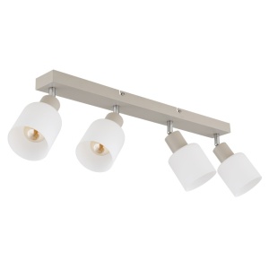Plafoniere, Plafoniera Trent, 4xE14, IP20, nisipiu mat, Globo Lighting - savelectro.ro