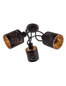Plafoniera Tunno 15342-3D, 3xE14, neagra+aurie, IP20, Globo Lighting [2]- savelectro.ro