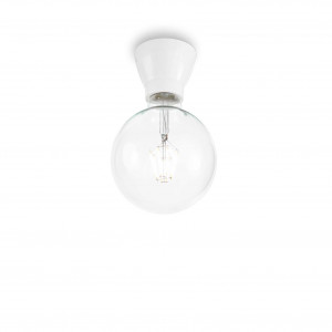 Plafoniere, Plafoniera Winery 155227, 1xE27, alba, IP20, Ideal Lux - savelectro.ro