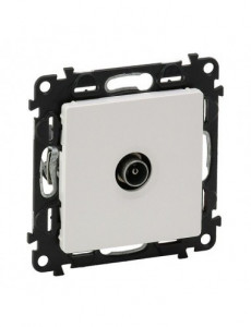 Prize si intrerupatoare, Priza TV tata, alba, conexiune stea, IP20, Legrand Valena Life - savelectro.ro