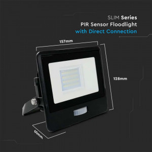 Proiector led 20W cu senzor, Samsung LED, garantie 5 ani, 1510 lm, lumina rece(6500 K), V-TAC [5]- savelectro.ro