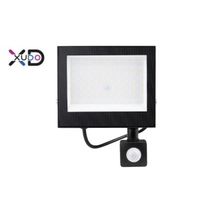 Proiector LED Mola2, 50W, 5000 lm, lumina neutra (4500 K), senzor infrarosu, IP65, negru, Xudo