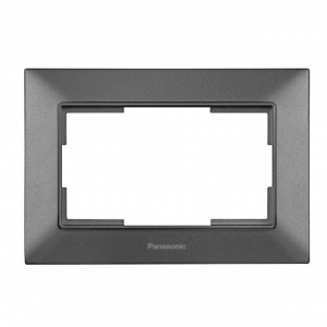 Rama Priza dubla, grafit, IP20, Panasonic Arkedia Slim