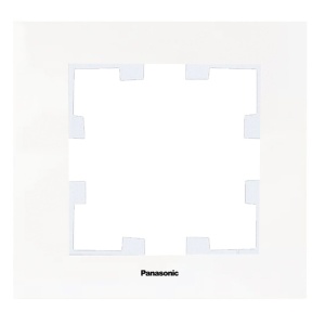 Prize si intrerupatoare, Rama simpla, IP20, Alb, Panasonic Karre Plus 55 - savelectro.ro