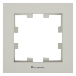 Prize si intrerupatoare Panasonic, Rama simpla, IP20, Sandstone, Panasonic Karre Plus 55 Soft Touch - savelectro.ro