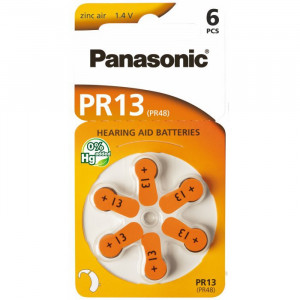 Set 6 baterii pentru aparat auditiv Panasonic PR13/PR48 [1]- savelectro.ro
