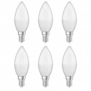 Becuri LED E14, Set 6 becuri LED 3W (21W) Innovo, E14, 200 lm, lumina calda (2700K), clasa energetica G - savelectro.ro